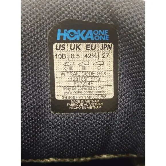 Hoka One One Women's Trail Code GTX Gore-Tex Hiking Boot Shoes Sz 10B Travel - Picture 5 of 10